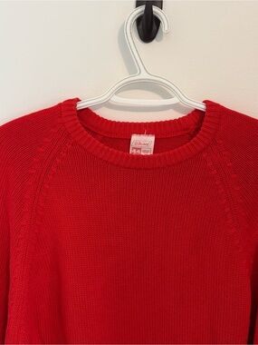 Classic Red Crewneck Sweater by St. Michael